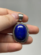 Load image into Gallery viewer, High Dome Lapis Lazuli Pendant by Navajo Alfred Martinez