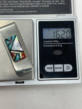 Load image into Gallery viewer, Zuni Inlay Money Clip by Charles and Marlene Booqua