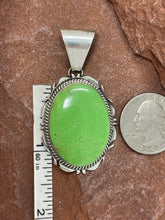 Load image into Gallery viewer, Two Inch Gaspeite Pendant By Navajo Donovan Skeet