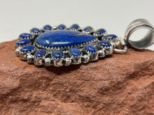 Load image into Gallery viewer, Lapis Lazuli Cluster Pendant by Native Running Bear Shop