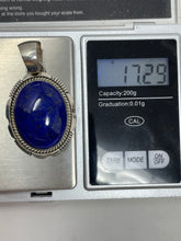 Load image into Gallery viewer, High Dome Lapis Lazuli Pendant by Navajo Alfred Martinez