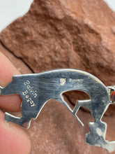 Load image into Gallery viewer, Calvin Begay, Touch of Santa Fe, Inlay Turquoise Kokopelli Pendant