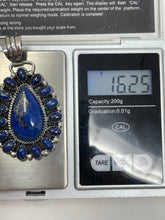 Load image into Gallery viewer, Lapis Lazuli Cluster Pendant by Native Running Bear Shop