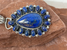 Load image into Gallery viewer, Lapis Lazuli Cluster Pendant by Native Running Bear Shop
