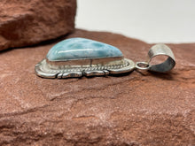 Load image into Gallery viewer, Larimar Pendant by Navajo Eloise Kee