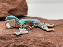 Load image into Gallery viewer, Calvin Begay, Touch of Santa Fe, Inlay Turquoise Kokopelli Pendant