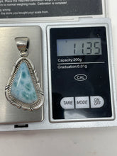 Load image into Gallery viewer, Larimar Pendant by Navajo Eloise Kee