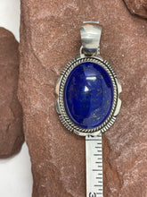 Load image into Gallery viewer, High Dome Lapis Lazuli Pendant by Navajo Alfred Martinez