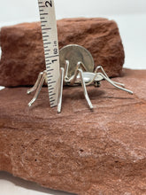 Load image into Gallery viewer, Sterling Silver Spider Pin Handmade by Navajo Esther Spencer