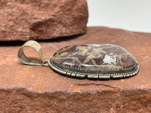 Load image into Gallery viewer, Wild Horse Pendant Handmade by Navajo Herman Lee