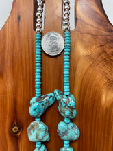 Load image into Gallery viewer, 24 Inch Turquoise Beaded Necklace made by High Desert Turquoise