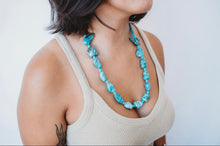 Load image into Gallery viewer, 24 Inch Turquoise Beaded Necklace made by High Desert Turquoise