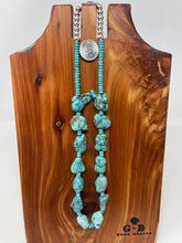 Load image into Gallery viewer, 24 Inch Turquoise Beaded Necklace made by High Desert Turquoise