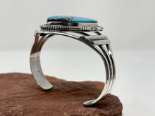 Load image into Gallery viewer, Turquoise Bracelet Signed by Artist