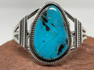 Turquoise Bracelet Signed by Artist