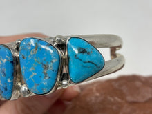 Load image into Gallery viewer, 5 Stone Turquoise Bracelet by Nakai Trading