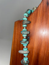 Load image into Gallery viewer, 24in Turquoise Beaded Necklace made by High Desert Turquoise