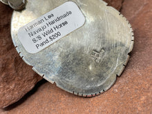 Load image into Gallery viewer, Wild Horse Pendant Handmade by Navajo Herman Lee