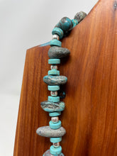 Load image into Gallery viewer, 24in Turquoise Beaded Necklace made by High Desert Turquoise