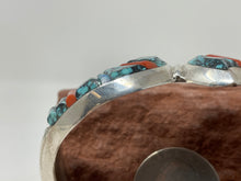 Load image into Gallery viewer, Inlay Tadpole Bracelet by Navajo Larry Castillo