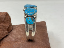 Load image into Gallery viewer, 5 Stone Turquoise Bracelet by Nakai Trading