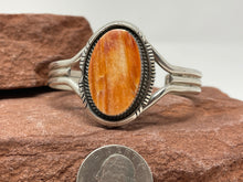 Load image into Gallery viewer, Orange Spiny Oyster Bracelet Signed ‘D’ by Artist