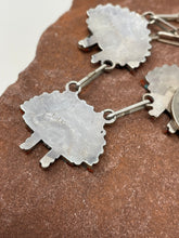 Load image into Gallery viewer, Turquoise and Coral Zuni Needlepoint 4 Piece Jewelry Set by Edmund Cooeyate