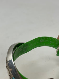 Inlay Tadpole Bracelet by Navajo Larry Castillo