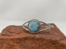 Load image into Gallery viewer, Larimar Bracelet Handmade by Navajo Eloise Kee