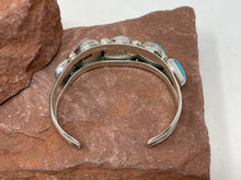 Load image into Gallery viewer, 5 Stone Turquoise Bracelet by Nakai Trading