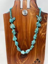 Load image into Gallery viewer, 24 Inch Turquoise Beaded Necklace made by High Desert Turquoise