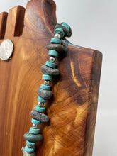 Load image into Gallery viewer, 24in Turquoise Beaded Necklace made by High Desert Turquoise