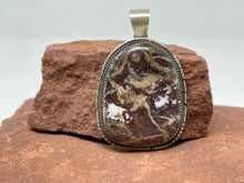 Load image into Gallery viewer, Wild Horse Pendant Handmade by Navajo Herman Lee