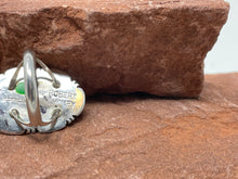 Load image into Gallery viewer, Size 8.5 Larimar Ring by Navajo Robert Shakey