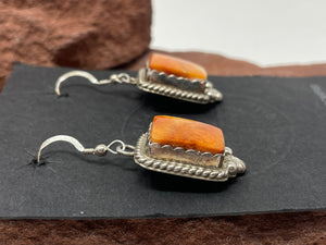 Spiny Oyster Earrings by Navajo Renell Perry
