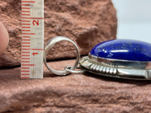 Load image into Gallery viewer, High Dome Lapis Lazuli Pendant by Navajo Alfred Martinez