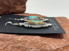 Load image into Gallery viewer, Turquoise Earrings by Navajo Michael &amp; Rosita Calladitto