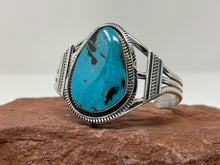 Load image into Gallery viewer, Turquoise Bracelet Signed by Artist
