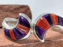 Load image into Gallery viewer, Tadpole Inlay Bracelet by Navajo Larry Castillo