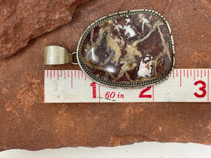 Wild Horse Pendant Handmade by Navajo Herman Lee