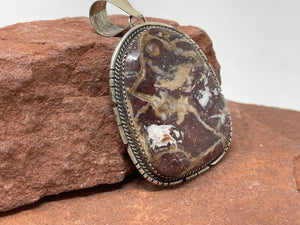 Wild Horse Pendant Handmade by Navajo Herman Lee