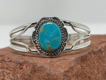 Load image into Gallery viewer, Turquoise Bracelet by Navajo Augustine Largo