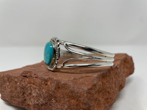 Turquoise Bracelet by Navajo Augustine Largo