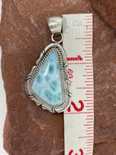 Load image into Gallery viewer, Larimar Pendant by Navajo Eloise Kee
