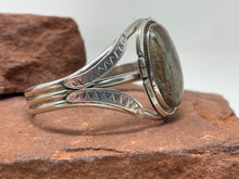 Load image into Gallery viewer, Boulder Turquouse Bracelet by Navajo Augustine Largo